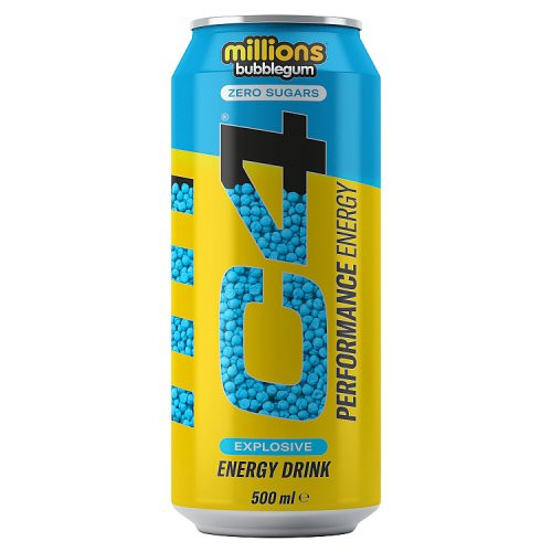 C4 Energy Millions Bubble Gum 500ml