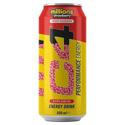 C4 Energy Millions Strawberry 500ml