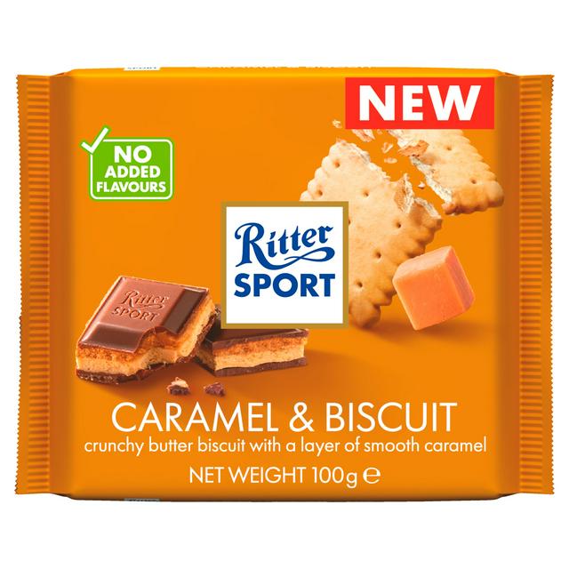 Ritter Sport Caramel & Biscuit 100g NEW