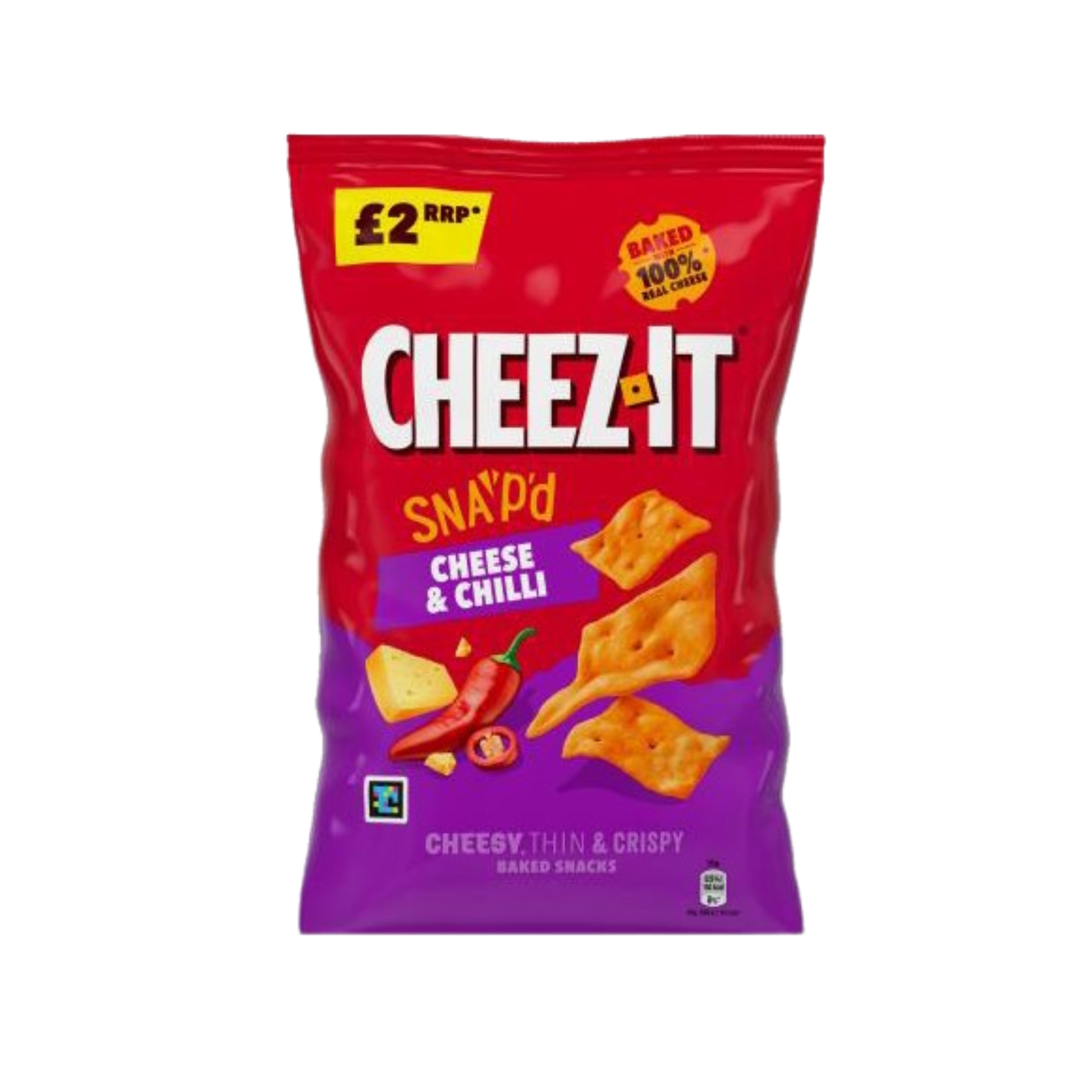 Cheez It Snapd Cheese & Chilli PM £2 120g (HS)