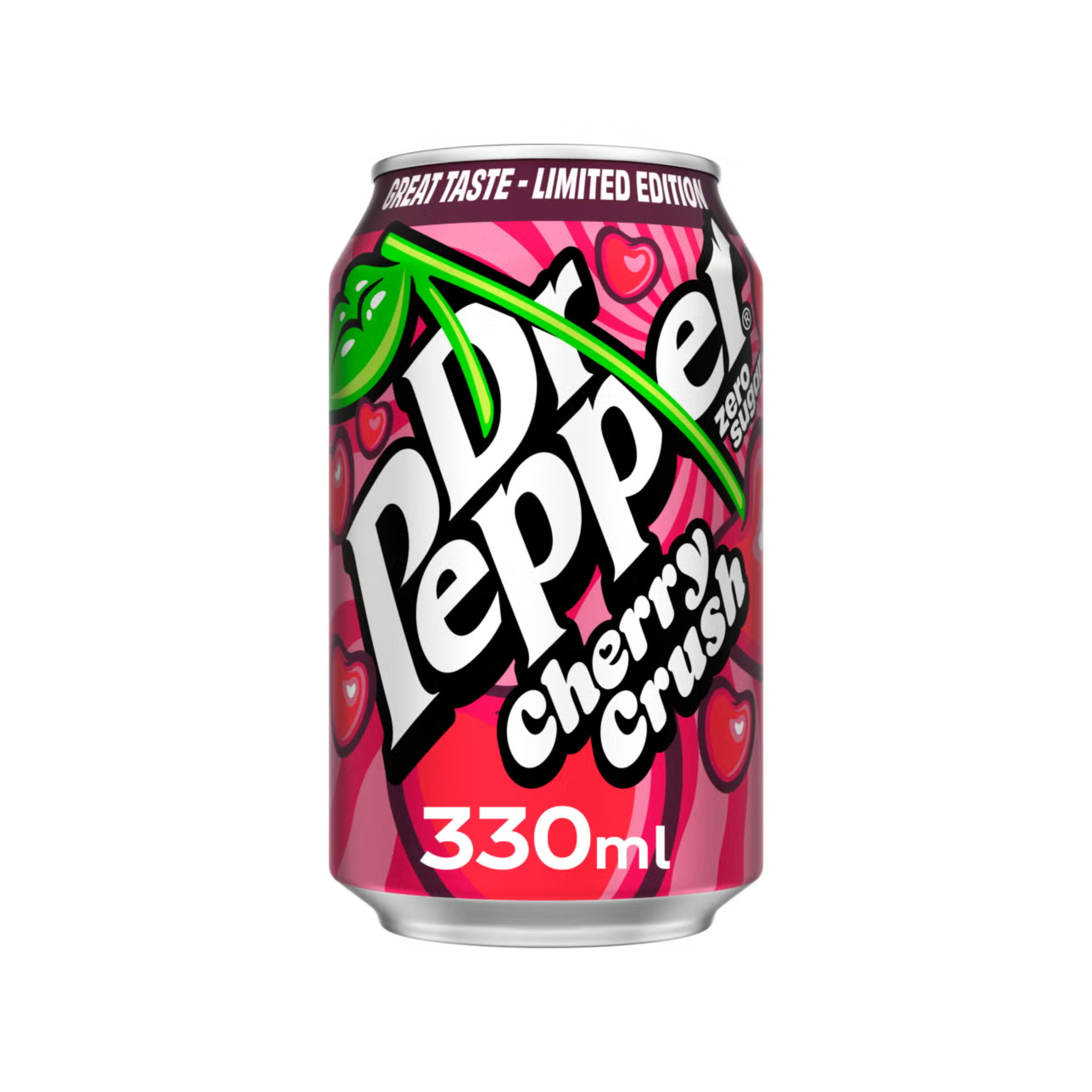 Dr Pepper Zero Cherry Crush Ltd 330ml NEW (D1)