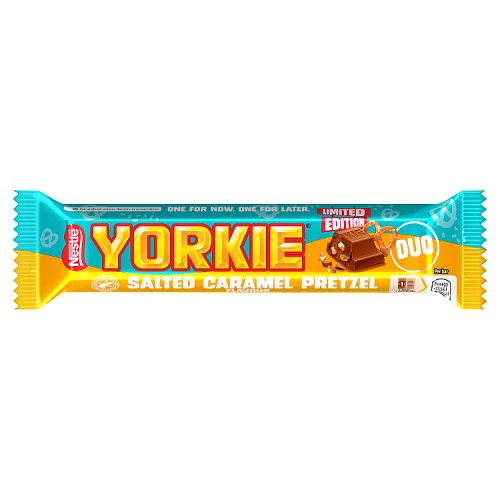 Yorkie Duo Salted Caramel Pretzel Ltd 66g NEW