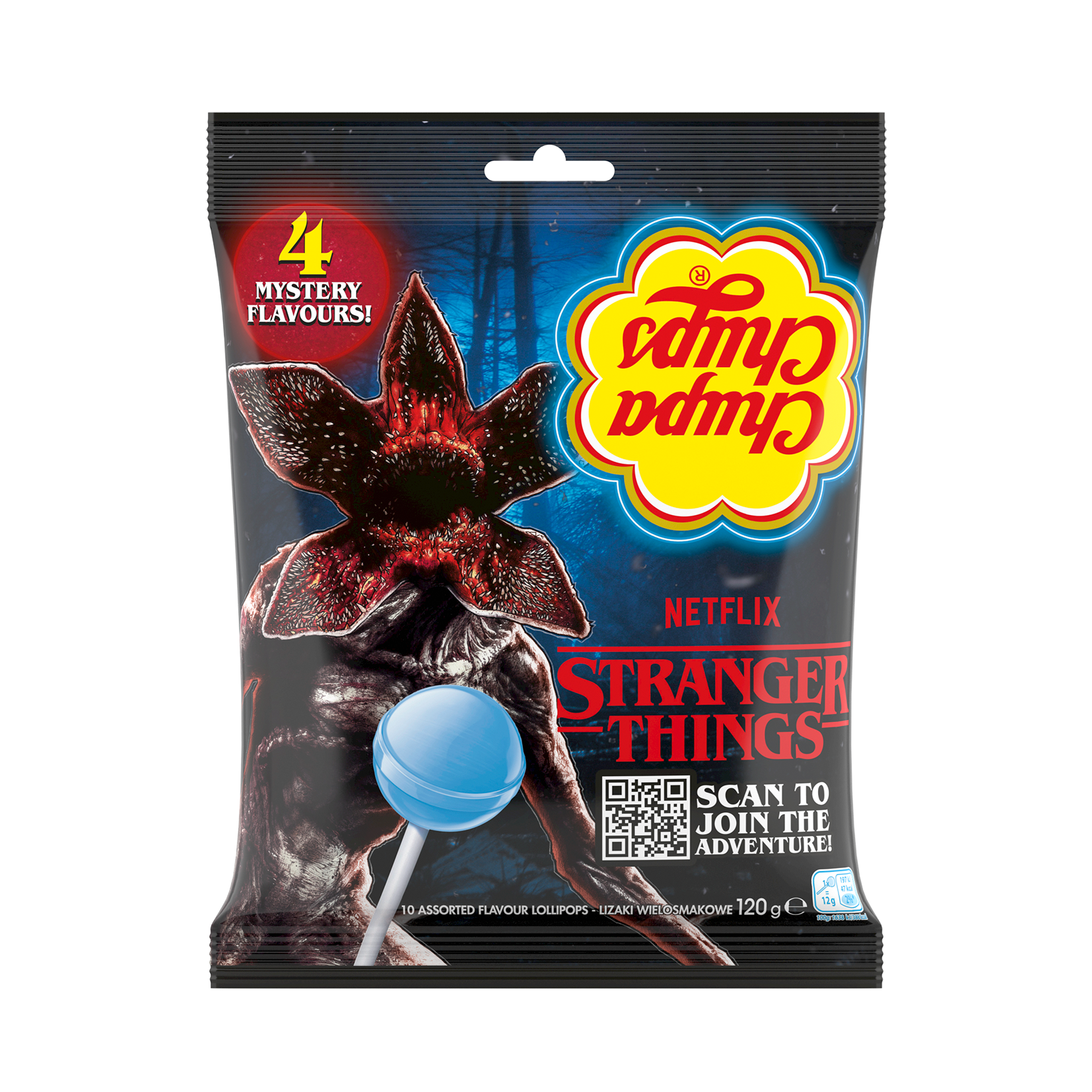 Chupa Chups Stranger Things Lollipops USD 10s 120g NEW (B)