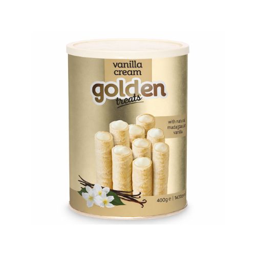 Golden Treat Wafer Roll Vanilla 200g