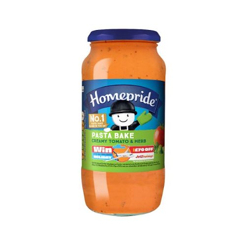 Homepride Pasta Bake Sauce Creamy Tomato & Herb 485g