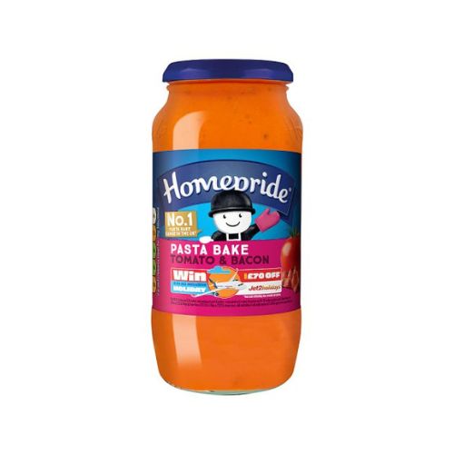 Homepride Pasta Bake Sauce Tomato & Bacon 485g