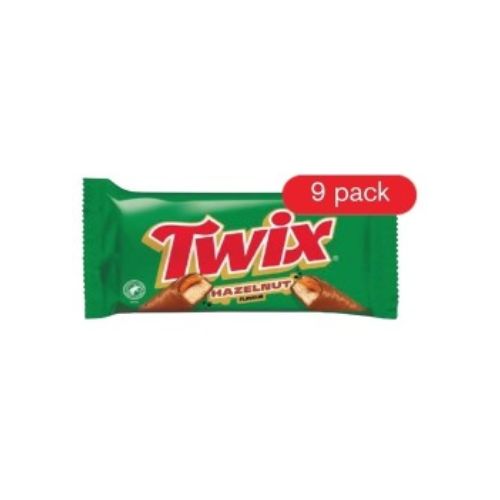 Twix Hazelnut 9pk 180g NEW