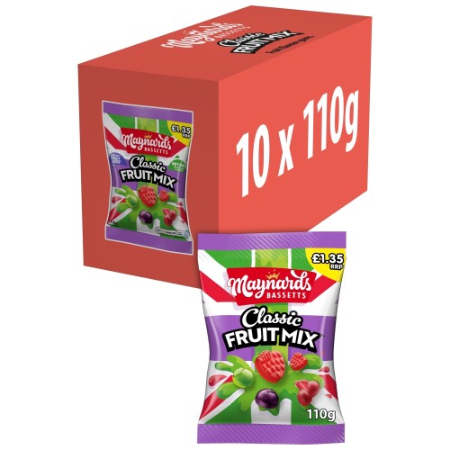 Maynards Bassetts Classic Fruit Mix PM £1.35 110g