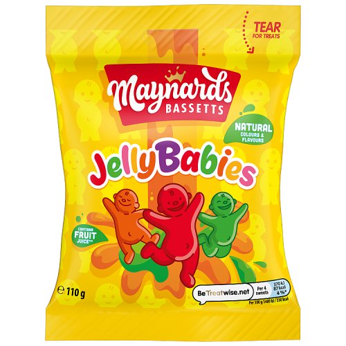 Maynards Bassetts Jelly Babies 110g