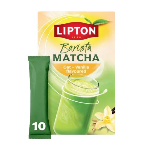 Lipton Barista Matcha Oat Vanilla 10s (10 x 11.2g) NEW