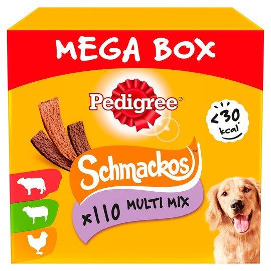 Pedigree Schmackos Dog Treats Meat Variety 110 Stick 790g