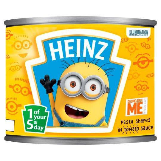 Heinz Pasta Shapes Minions 205g 