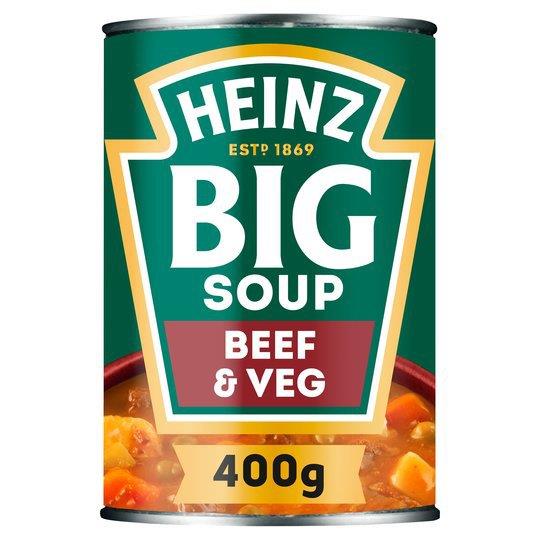 Heinz Big Soup Beef & Vegetable 400g 