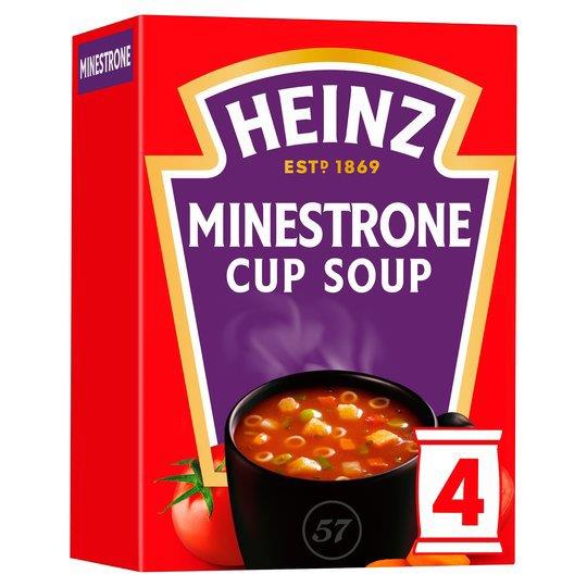 Heinz Cup Soup Minestrone Crouton 4pk (4 x 72g) 