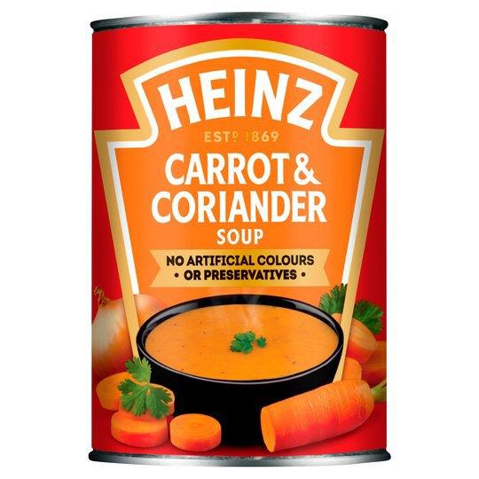 Heinz Soup Can Carrot & Coriander Soup 400g 