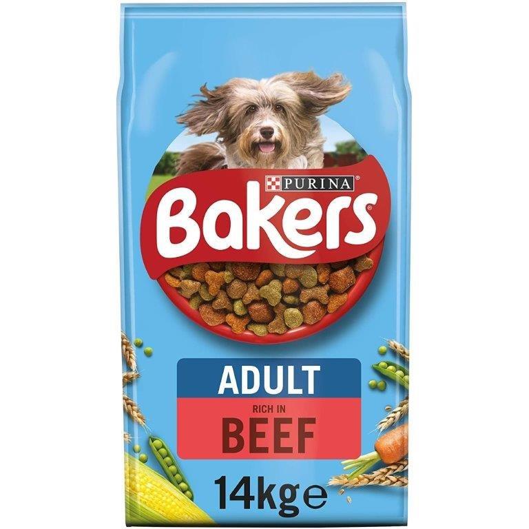 Bakers Adult Beef & Vegetables 14kg