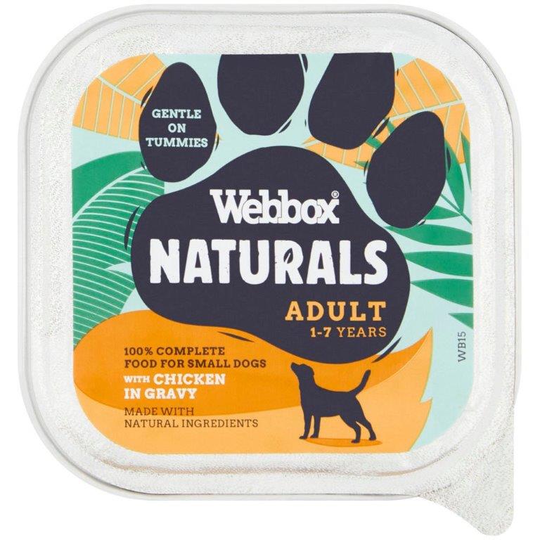 Webbox Natural Chicken Chunks in Gravy 150g