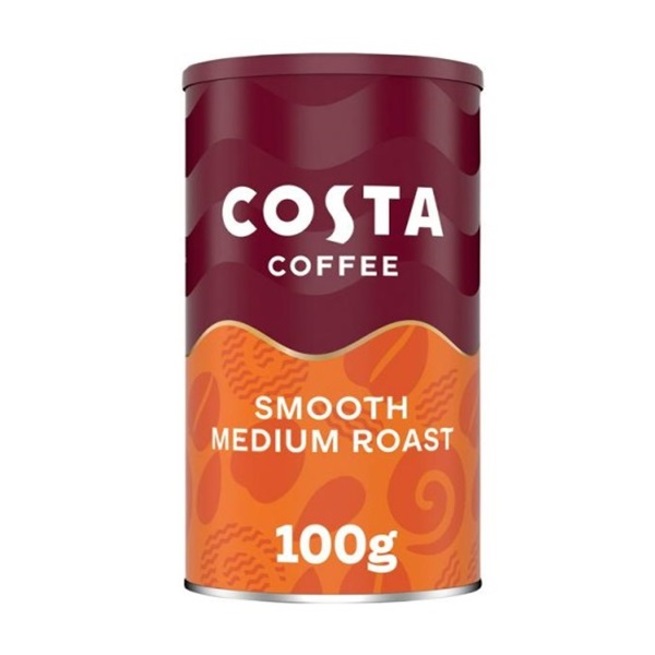 Costa Coffee Premium Instant Smooth Medium Roast 100g