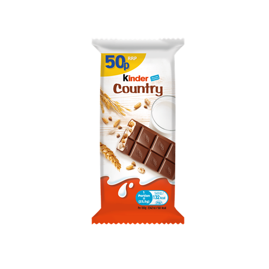 Kinder Chocolate Country Cereals 23.5g PM 50p