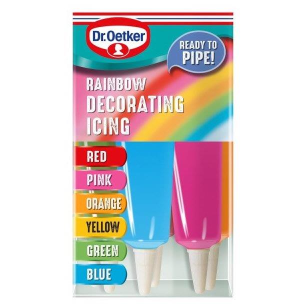 Dr. Oetker Rainbow Decorating Icing 114g