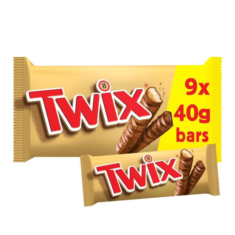 Twix Twin 9pk (9 x 40g) 360g