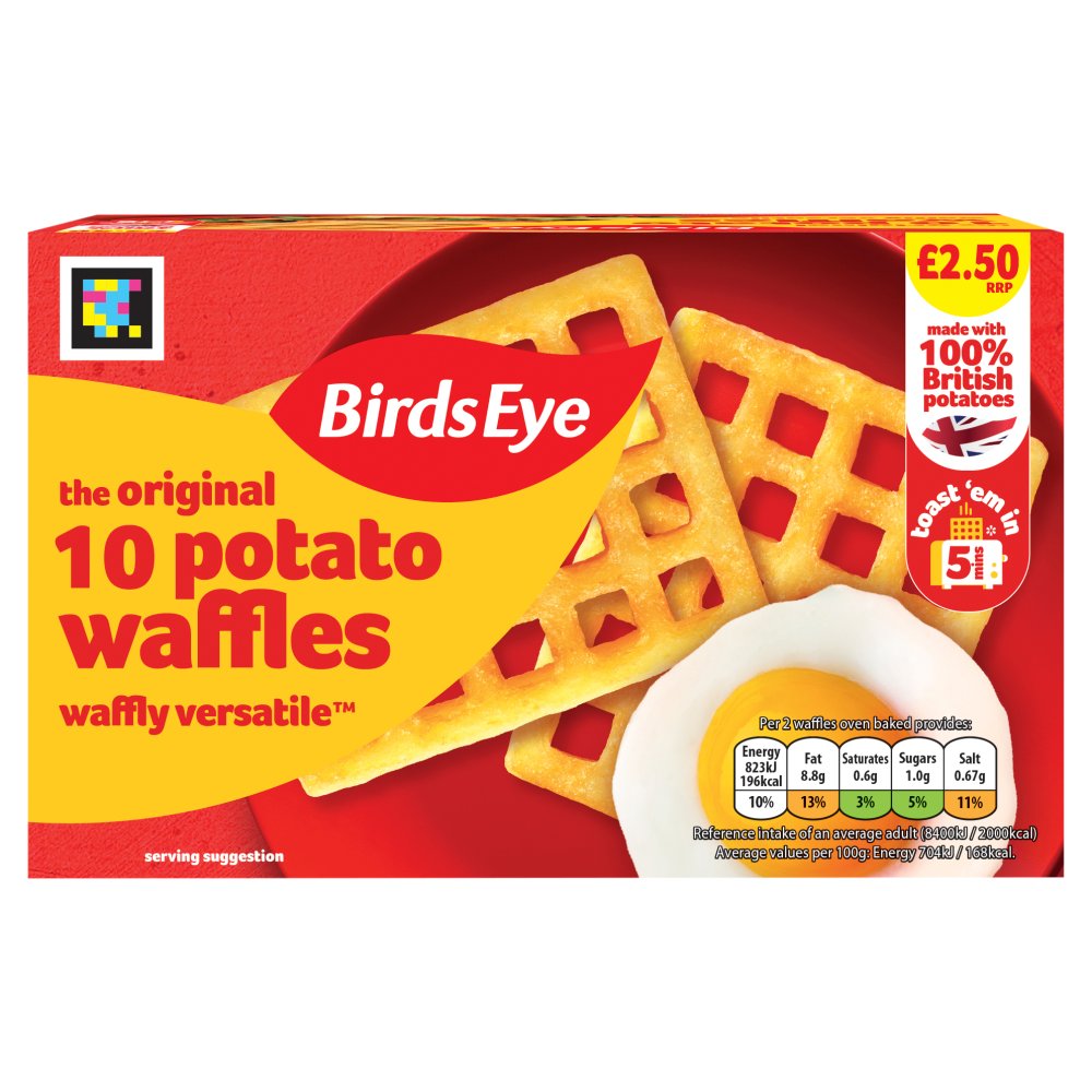 Birds Eye Potato Waffles 567g PM £2.50