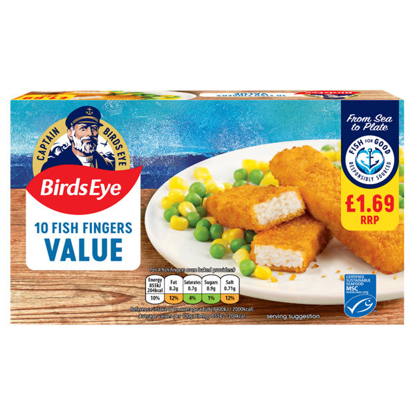 Birds Eye Fish Fingers 250g PM £1.69