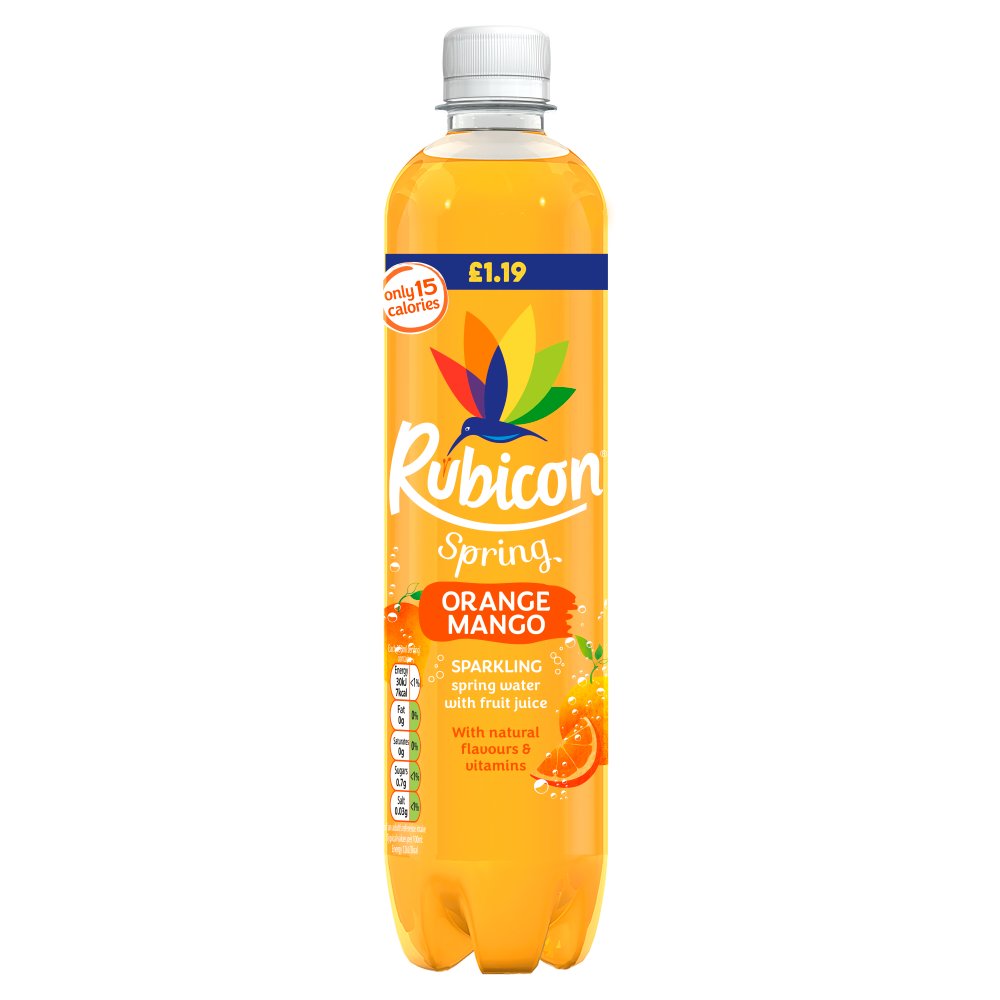 Rubicon Spring Orange & Mango PM £1.29 500ml