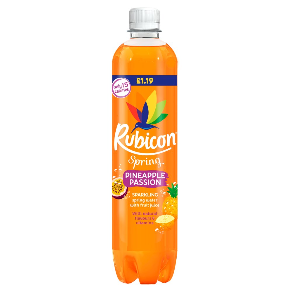 Rubicon Spring Pineapple & Passion PM £1.29 500ml