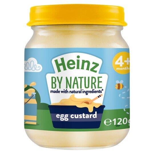 Heinz Jar 6m+ Egg Custard 120g 