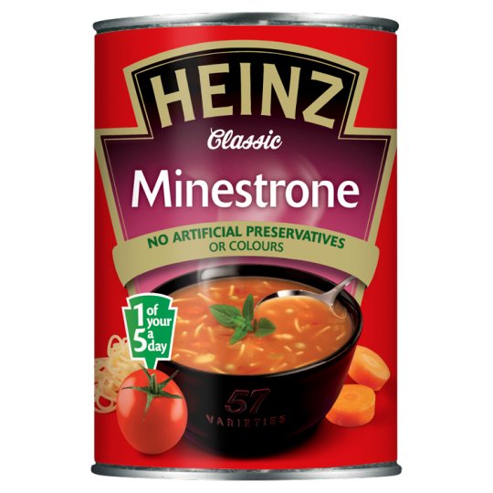 Heinz Soup Can Minestrone 400g 