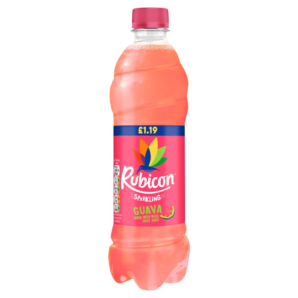 Rubicon Sparkling Guava PM £1.29 500ml