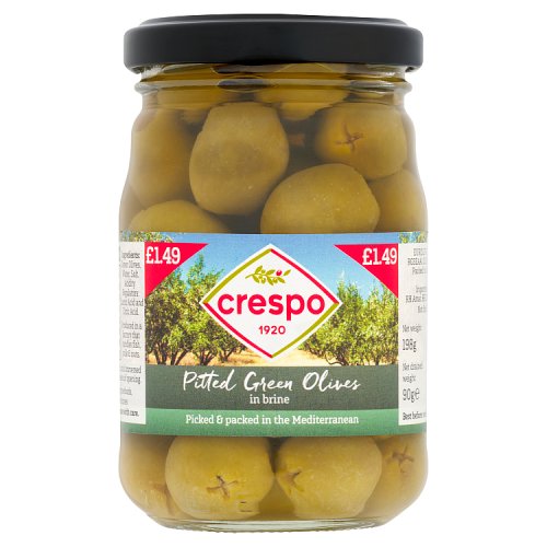 Crespo Pitted Green Olives PM 1.49 198g