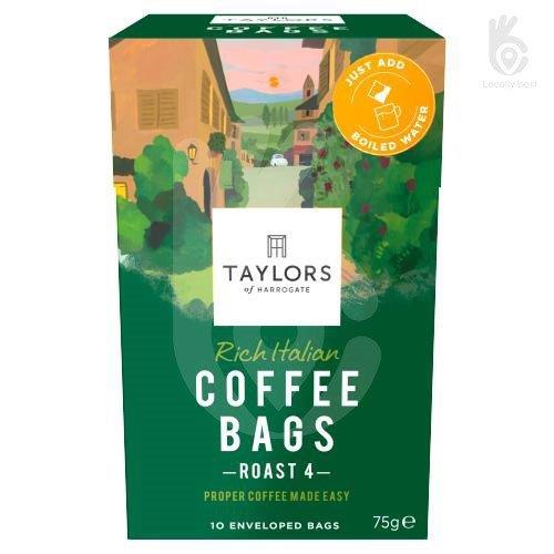 Taylors Rich Italian Coffee Bags 10s 75g
