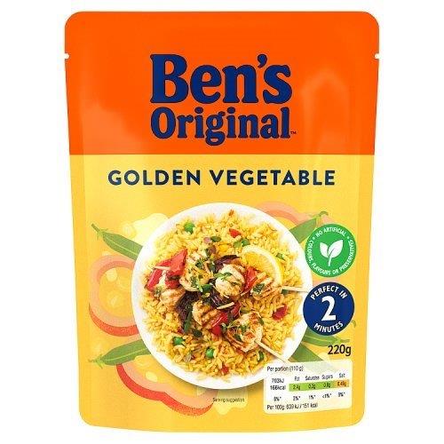 Bens Original RTH Golden Veg Rice 220g
