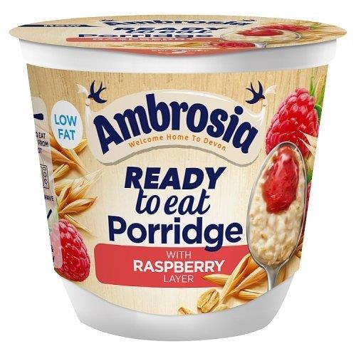 Ambrosia Porridge Pot Raspberry Ready To Eat 210g