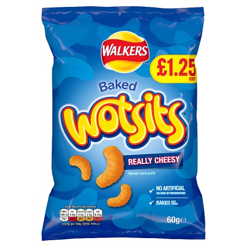 Walkers Bag Wotsits Cheese Snacks PM £1.35 60g
