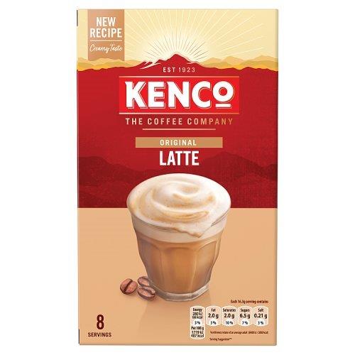 Kenco Instant Latte Cappuccino (8 x 16.3g) 130.4g (HS)