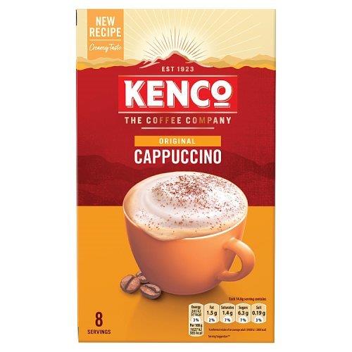 Kenco Instant Cappuccino Regular (8x14.8g) 118.4g (HS)