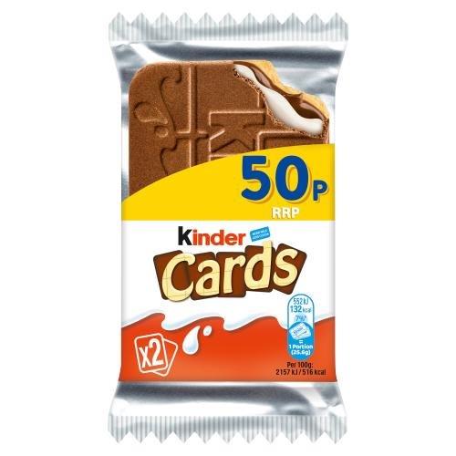 (DISCONTINUED) Kinder Cards T2 PM 50p 26g