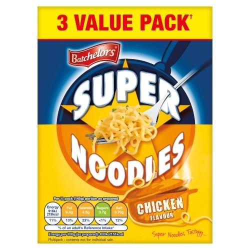 Batchelors Super Noodles Chicken 3pk (3 x 90g) 270g (HS)