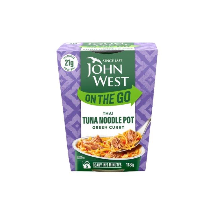 (DELIST) John West Tuna On The Go Asian Noodles Pot 118g 