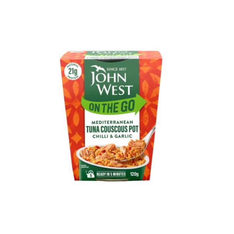 (DELIST) John West Tuna On The Go Medit Couscous Pot 120g 