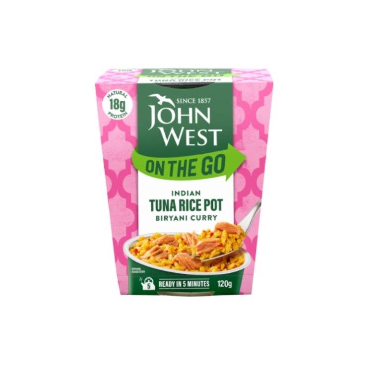 (DELIST) John West Tuna On The Go Mexican Rice Pot 120g 