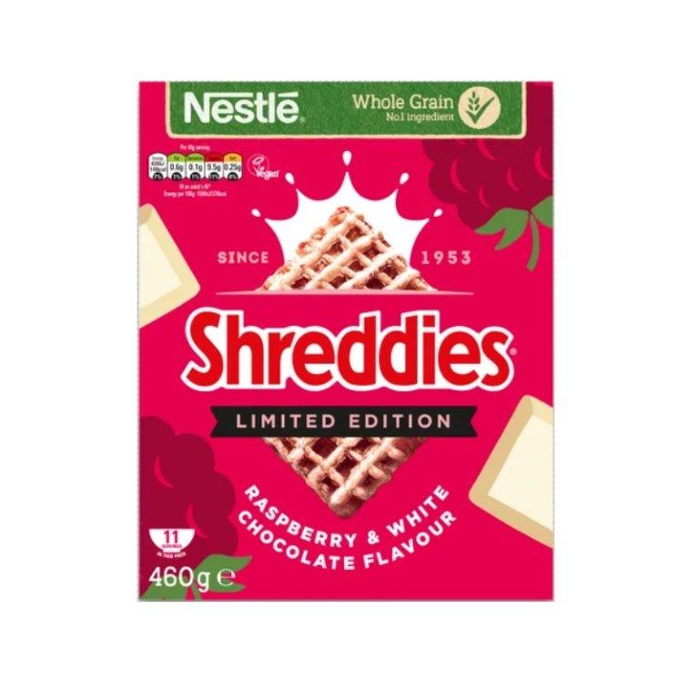 (DISCONTINUED) Nestle Shreddies Limited Edition Raspberry White Chocolate 460g