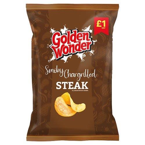 (DISCONTINUED) Golden Wonder Chargrilled Steak PM £1 65g