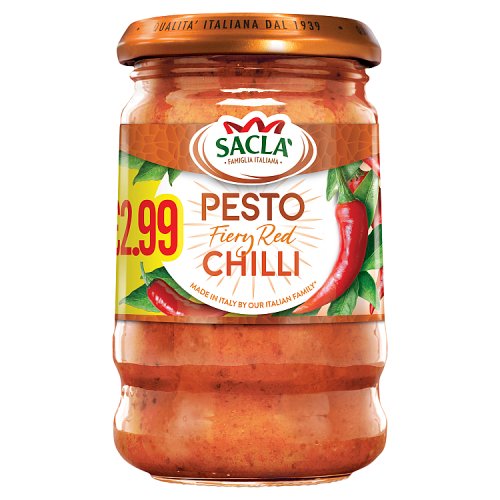 Sacla Chilli Pesto PM £2.99 190g