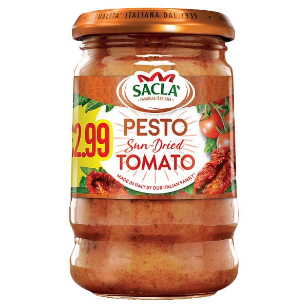Sacla Tomato Pesto PM £2.99 190g