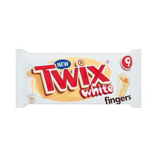 (STANDARD) Twix White Biscuit Fingers 9pk (9 x20g) 180g