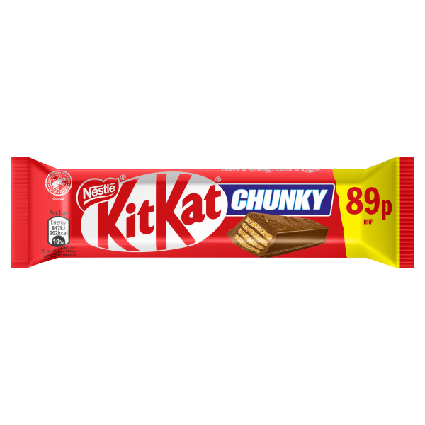 KitKat Chunky Milk PM 89p 40g